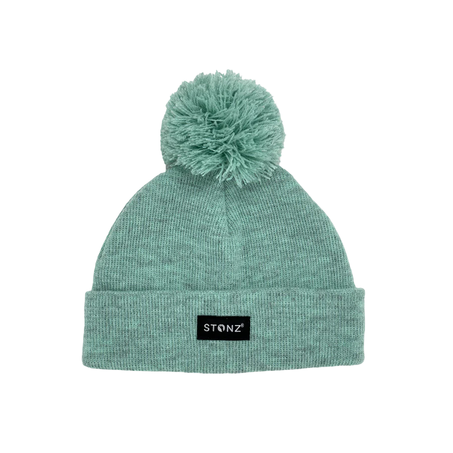 Pom Beanie for Babies, Toddlers & Kids – Soft, Stretchy & Cozy - Image 3