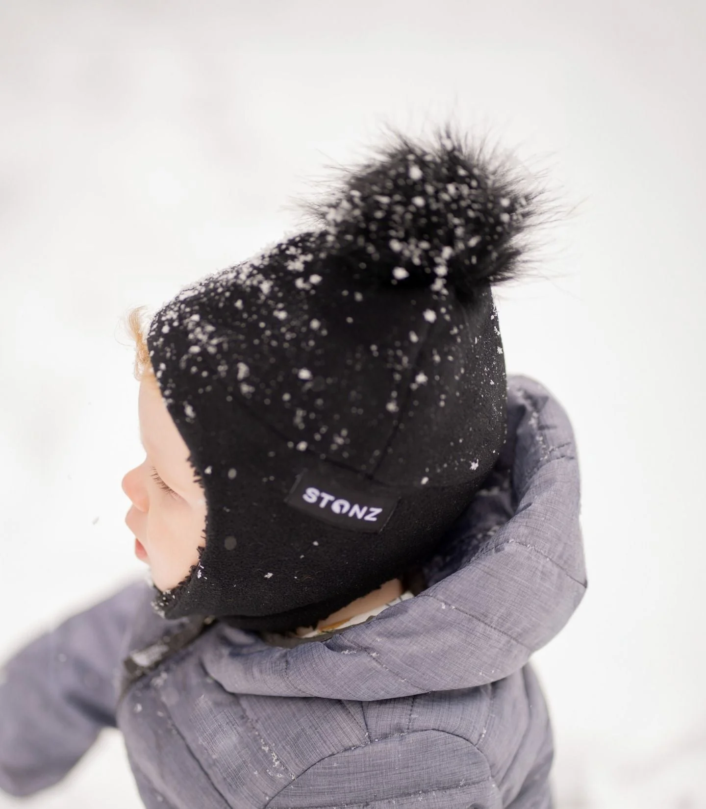 Fleece Hat for Baby and Toddler - Sherpa Lined with Chin Strap - Image 10