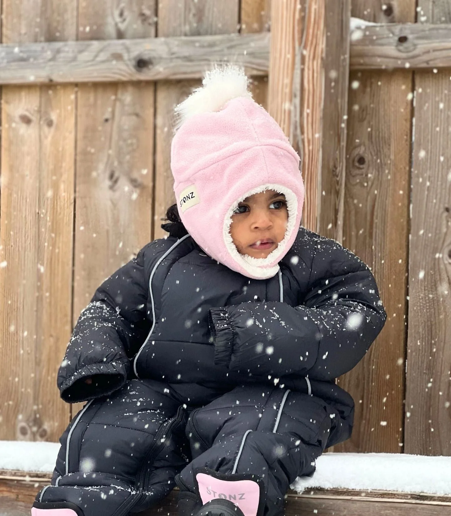 Fleece Hat for Baby and Toddler - Sherpa Lined with Chin Strap - Image 16