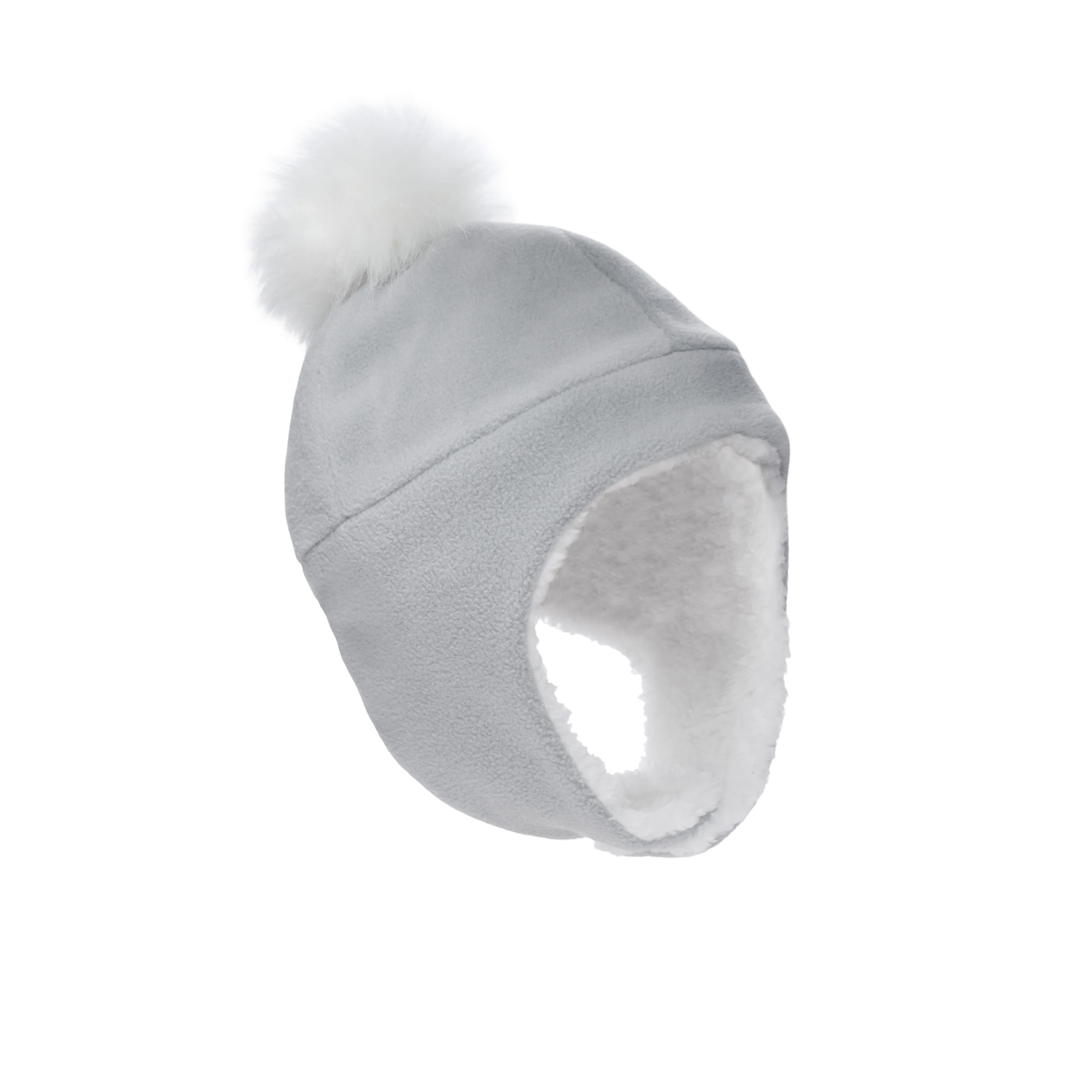 Fleece Hat for Baby and Toddler - Sherpa Lined with Chin Strap - Image 3