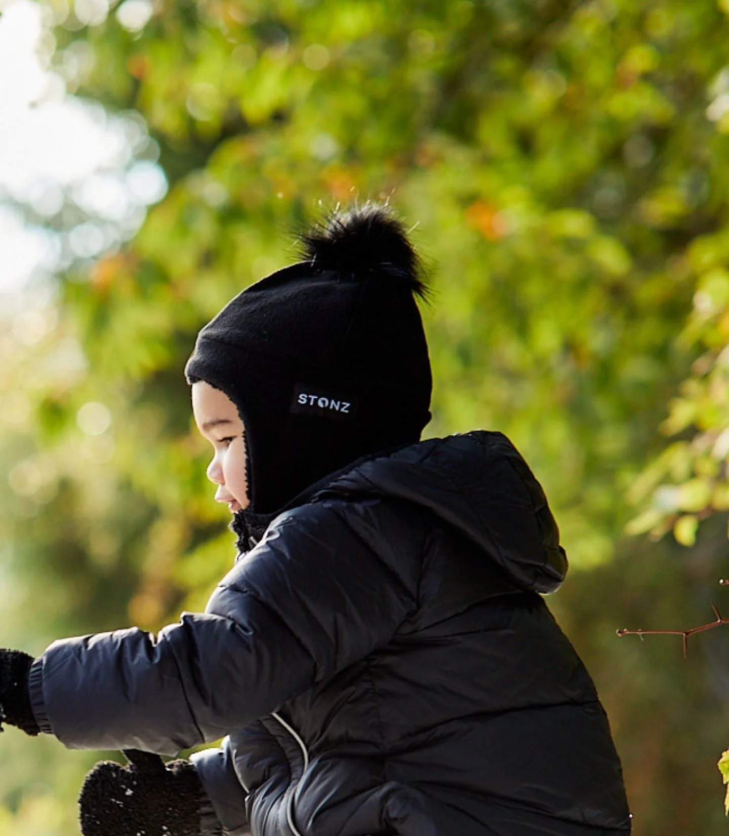 Fleece Hat for Baby and Toddler - Sherpa Lined with Chin Strap - Image 9